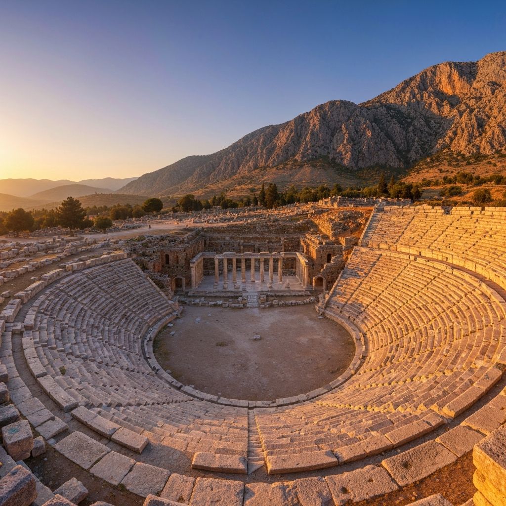 Panoramic view of Termessos ruins